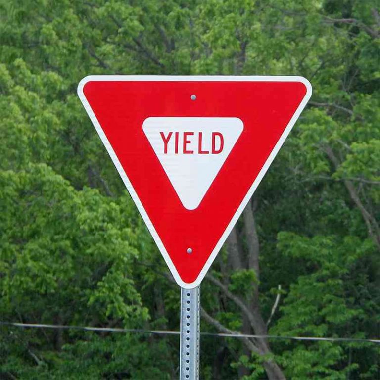 Data Led Yield Sign LED Lighted Yield Road Sign - BBIER®